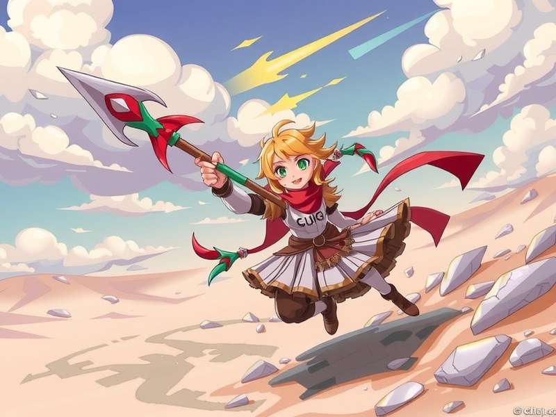 Powerful Spear Hero main character Arjun Pratap with Vajra Trishul